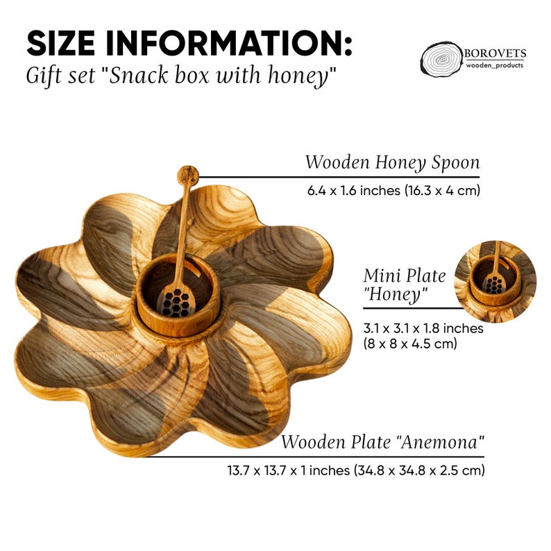 Appetizer Plate for Summer Picnics and BBQ, Rustic Snack Wooden Dish with Sections and Dip Bowl, Outdoor Charcuterie Serving Tray Gift