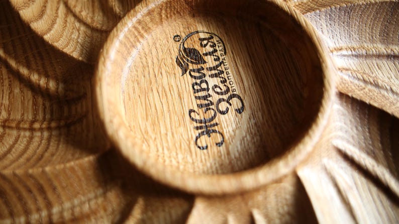 Appetizer Plate for Summer Picnics and BBQ, Rustic Snack Wooden Dish with Sections and Dip Bowl, Outdoor Charcuterie Serving Tray Gift